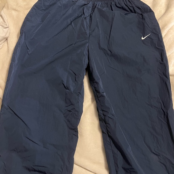 vintage y2k navy blue authentic nike track pant joggers - Picture 4 of 4